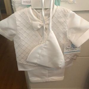 Boys christening outfit